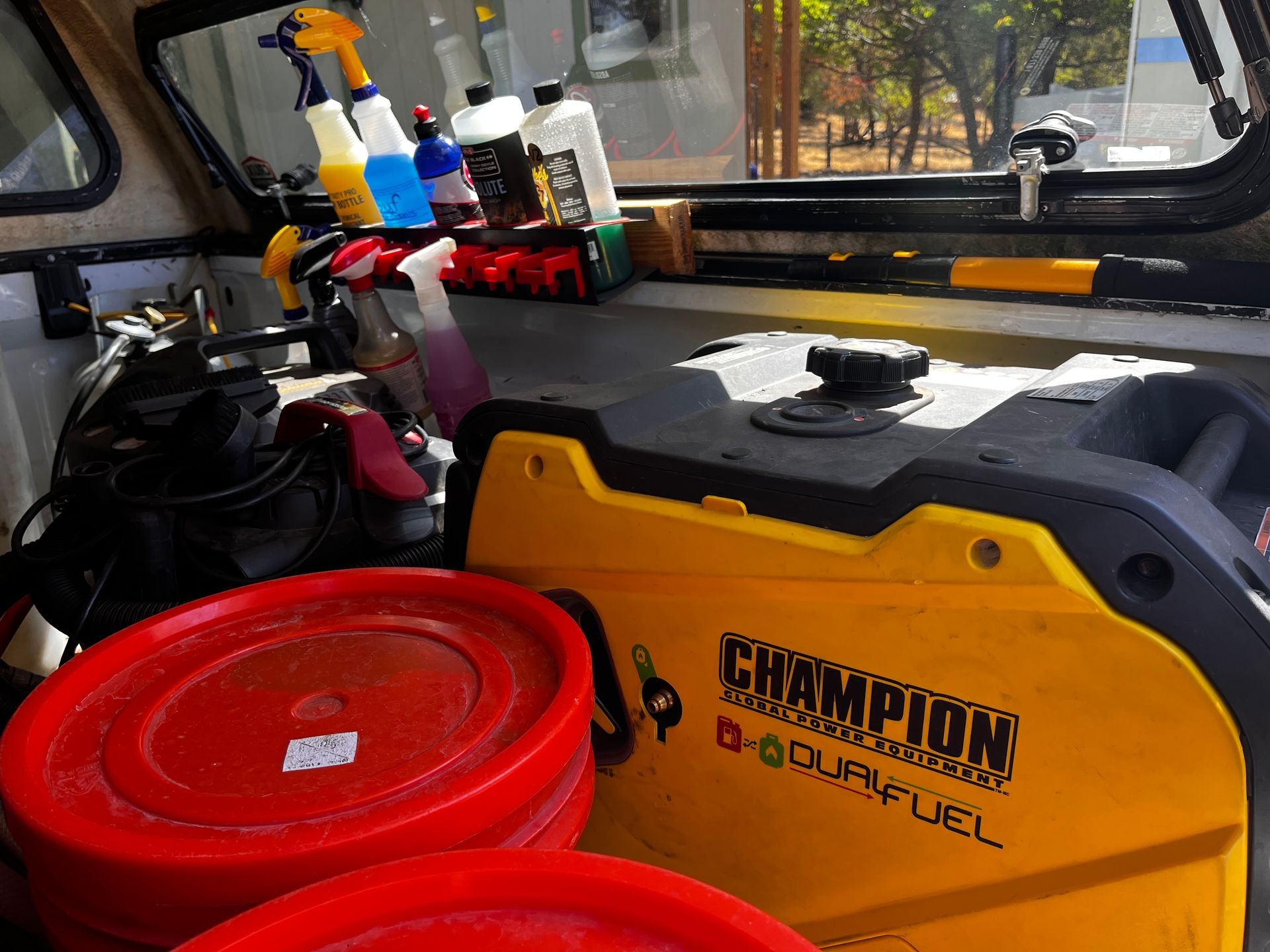 Our mobile detailing power setup/generator