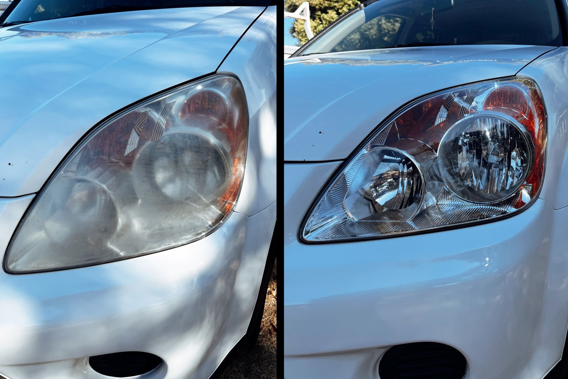 Headlight Restoration Service - Keaton's Auto Detail - Get a Quote 
