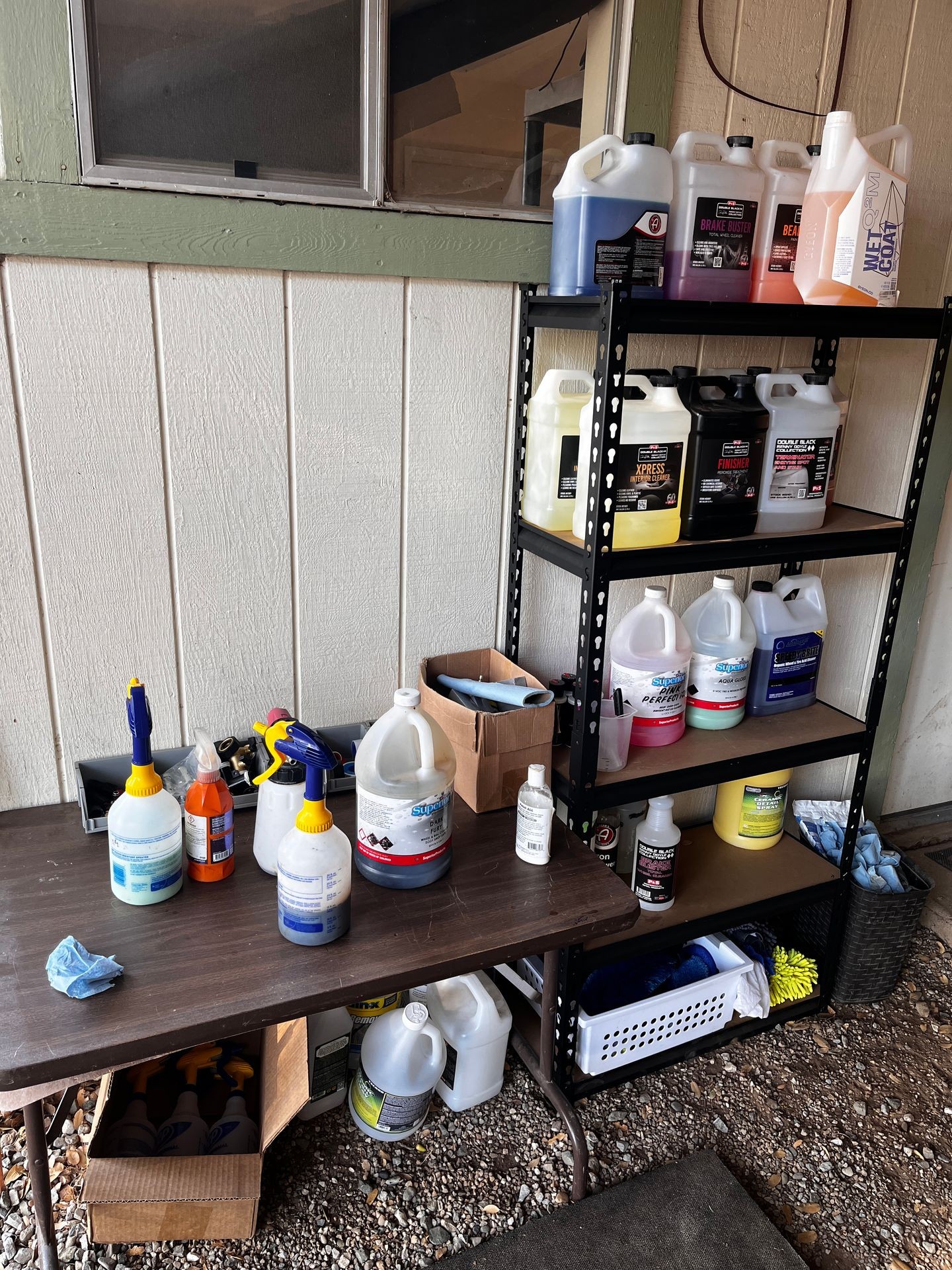 Out mobile detailing professional chemicals and supplies